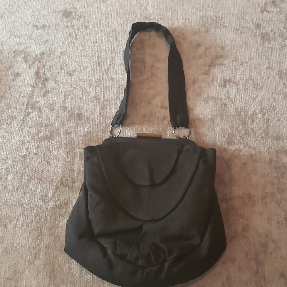 Vintage black small bag 40s?